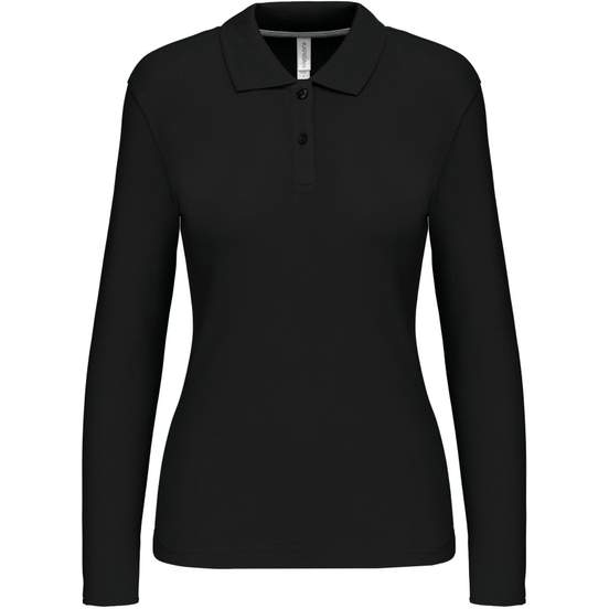 Polo manches longues femme