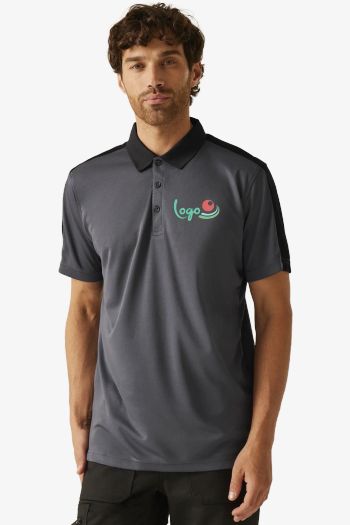 Image produit Men's Contrast Coolweave Quick Wicking Polo Shirt