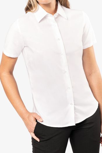 Image produit Chemise Oxford manches courtes femme