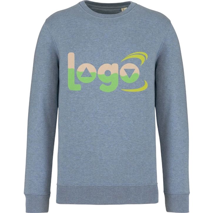 Sweat-shirt écoresponsable à col rond unisexe