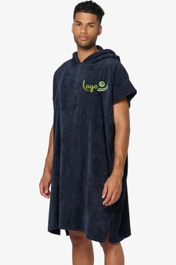 Image produit Poncho éponge à capuche unisexe