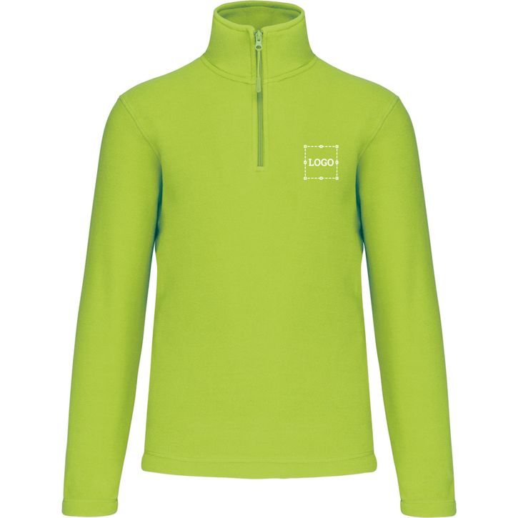 Image produit Enzo > Micropolaire col zippé homme