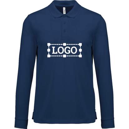 Image produit Polo manches longues Cool Plus® adulte