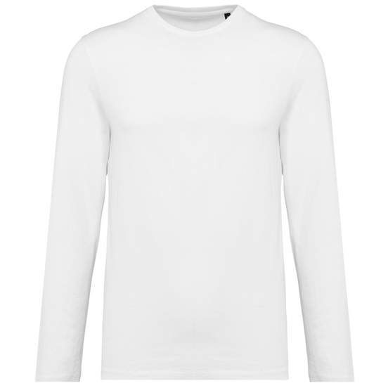 T-shirt Supima® col rond manches longues homme