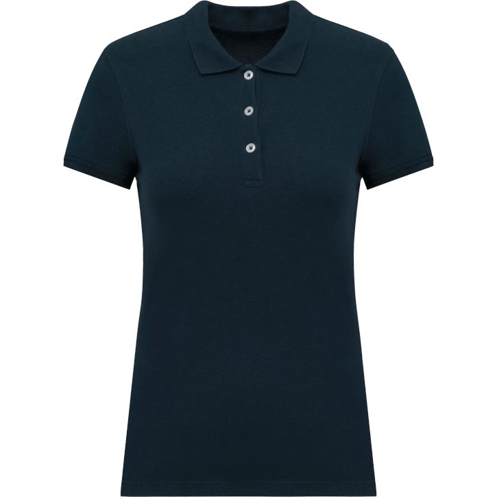 Polo piqué manches courtes femme