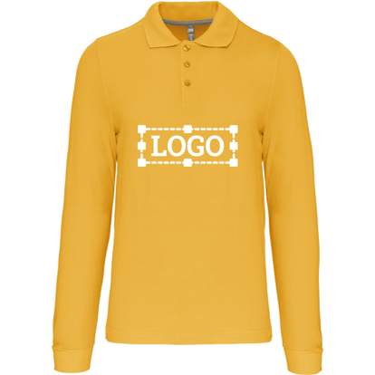 Image produit Polo manches longues homme