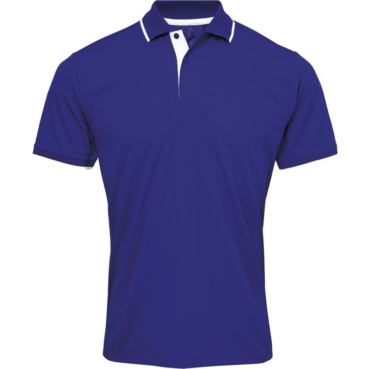 Image produit Polo Coolchecker® contrasté pour homme