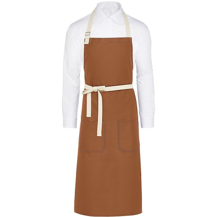 Image produit Santorini - Contrasted Bib Apron with Pocket