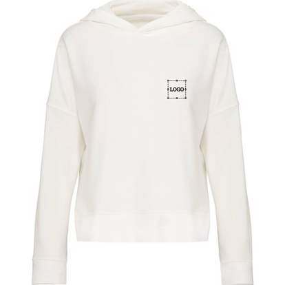 Image produit Sweat-shirt capuche Lounge bio femme