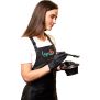Waterproof bib apron with buckle