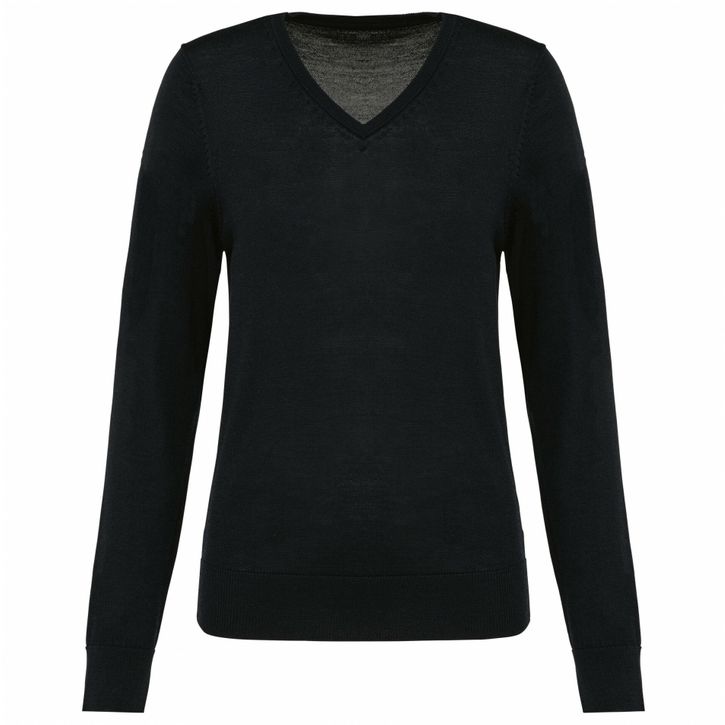 Image produit Pull Mérinos col V femme