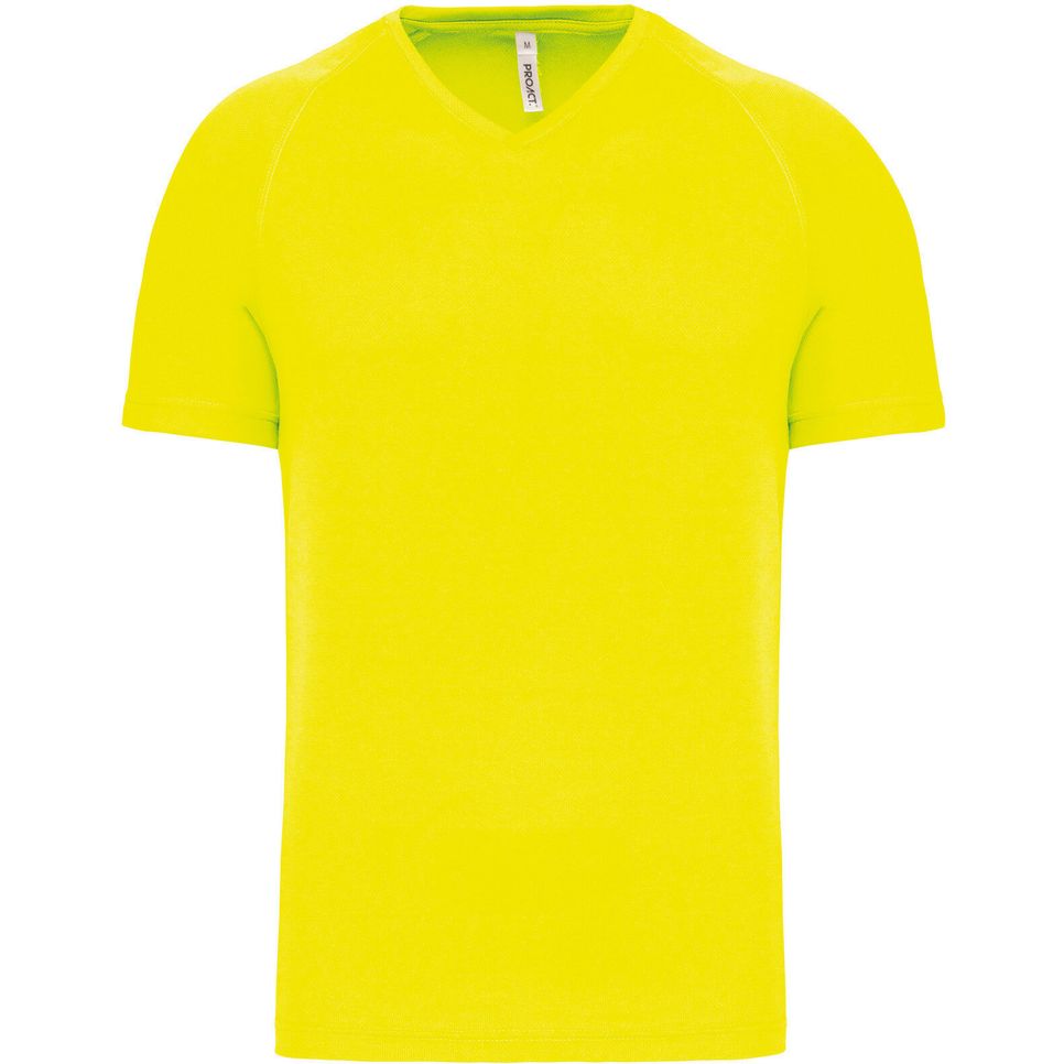 T-shirt de sport manches courtes col v homme