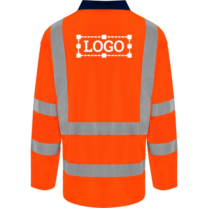 Image produit Polo manches longues à visibilité renforcée