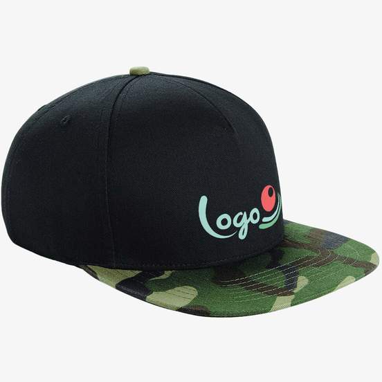 Casquette snapback camouflage