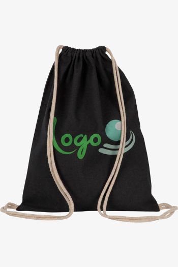Image produit Petit sac à dos recyclé à cordon coulissant