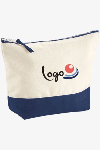 Image produit Trousse à accessoires en toile avec base colorée