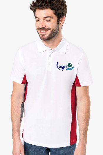 Image produit Polo bicolore FLAG Kariban