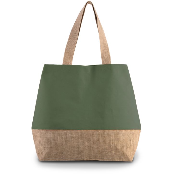 Image produit Sac shopping en toiles de coton et jute