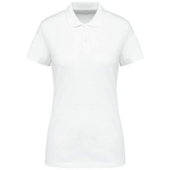 Polo Supima® manches courtes femme