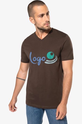 Image produit T-shirt col V manches courtes