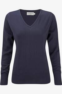 Image produit Ladies' V-Neck Knitted Pullover