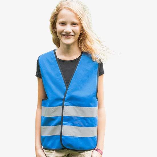 Gilet de signalisation en couleur pour enfant