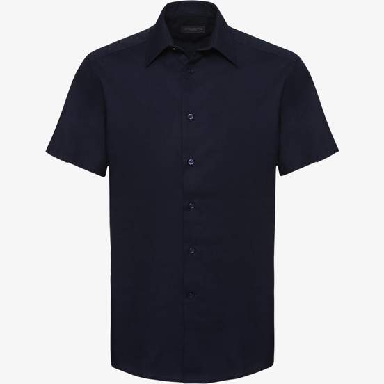 Men’s short sleeve tailored oxford shirt