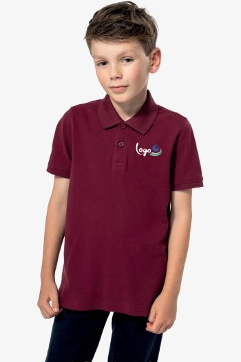 Image produit Polo piqué Bio180 enfant