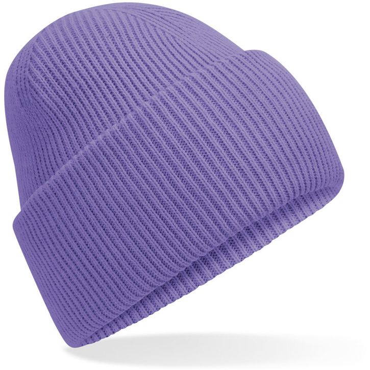 Bonnet classique à large revers et pinces invisibles