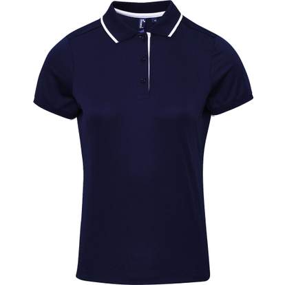 Image produit Polo Coolchecker® contrasté pour femme