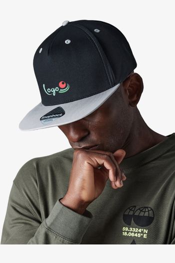 Image produit Casquette Snapback contrastée à 5 panneaux