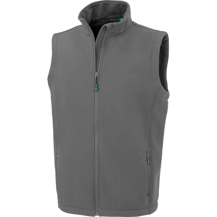 Recycled 2-layer printable softshell bodywarmer