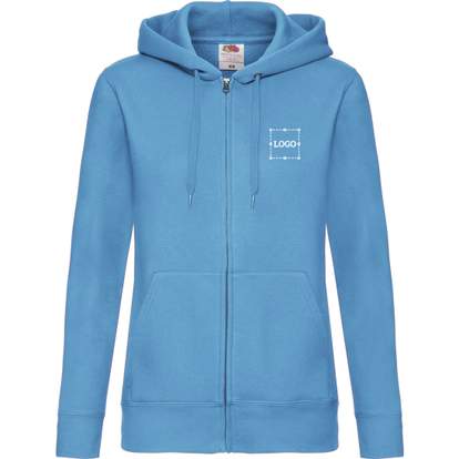 Image produit Premium Hooded Sweat Jacket Lady-Fit