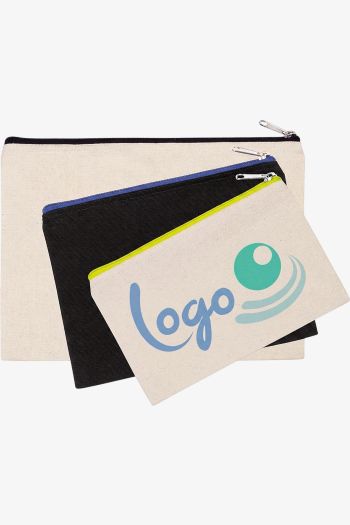 Image produit Pochette en coton canvas - grand modèle