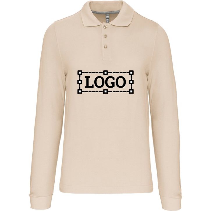 Image produit Polo manches longues homme
