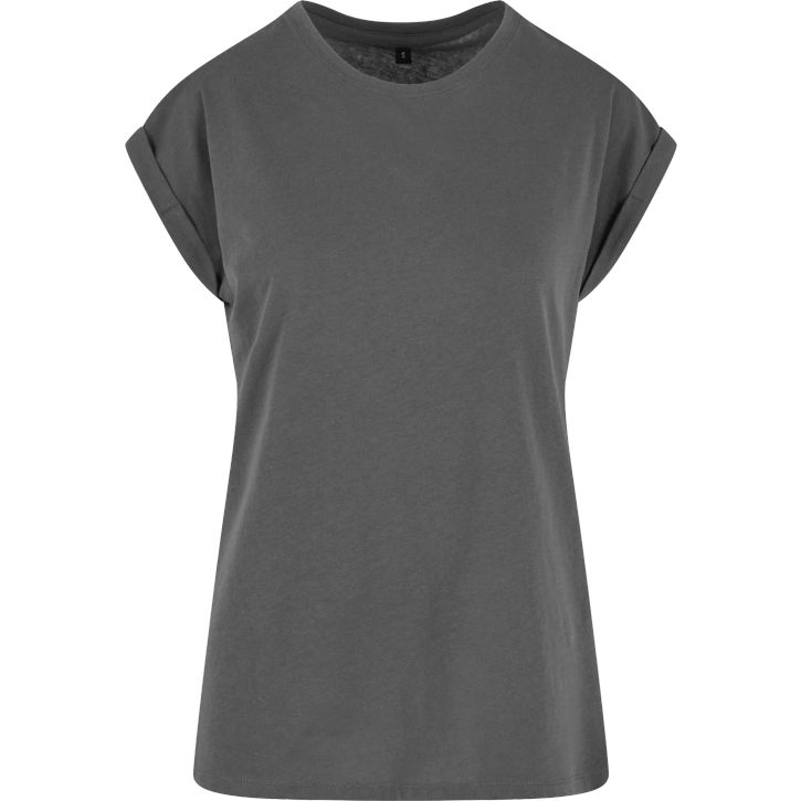 Ladies regular extended shoulder tee