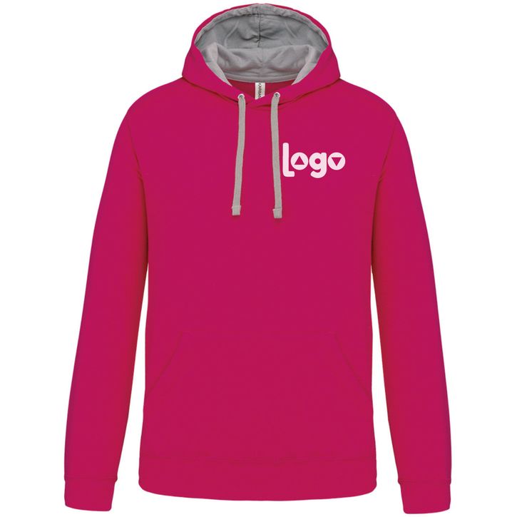 Image produit Sweat à capuche bicolore
