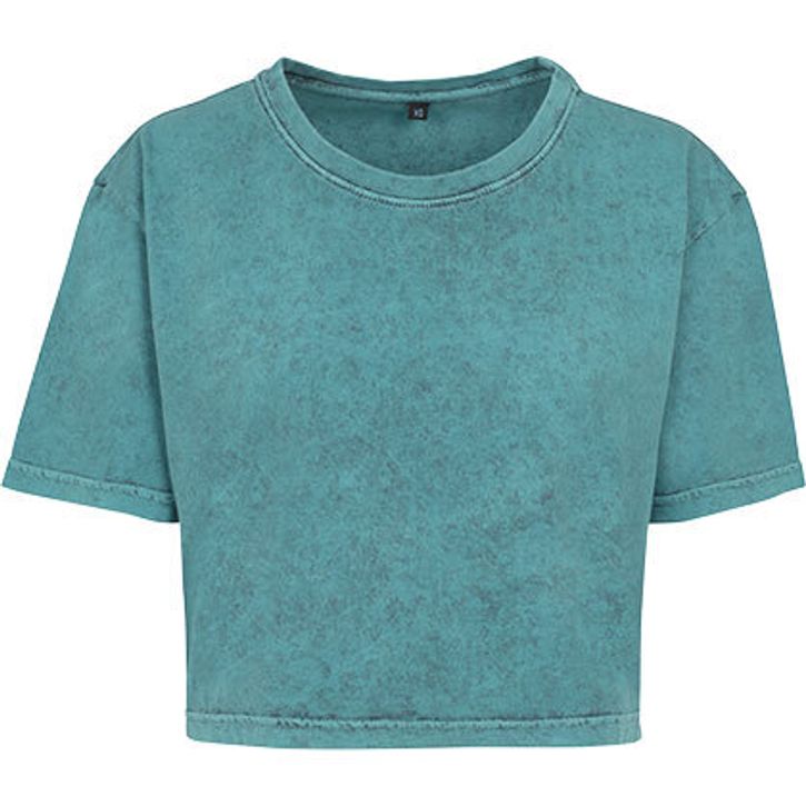 Image produit Ladies Acid Washed Cropped Tee