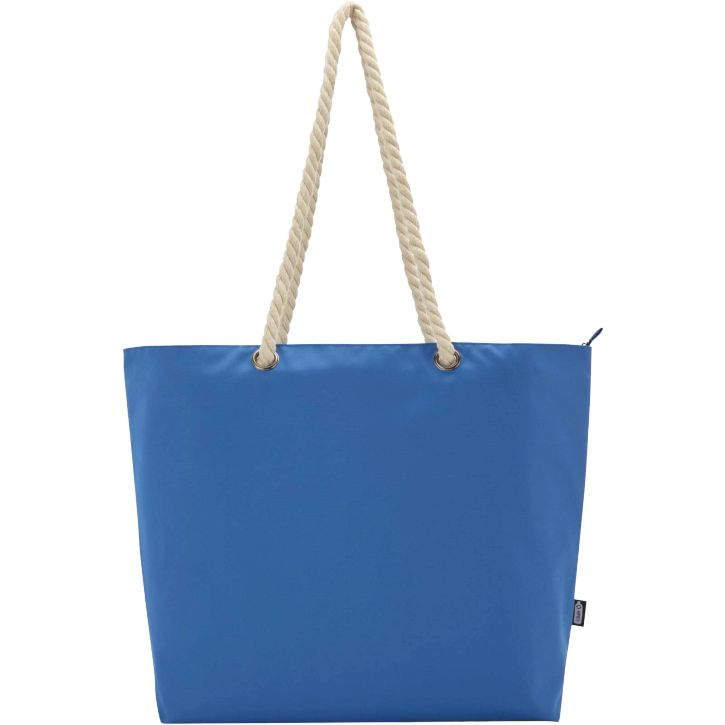 Image produit Sac shopping Panama recyclé isotherme de plage avec poignées en cordelette