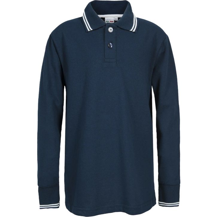 Image produit Kids' long sleeve piqué polo shirt