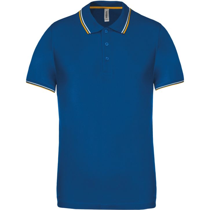 Image produit Polo maille piquée manches courtes homme