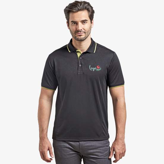 Polo Coolchecker® contrasté pour homme