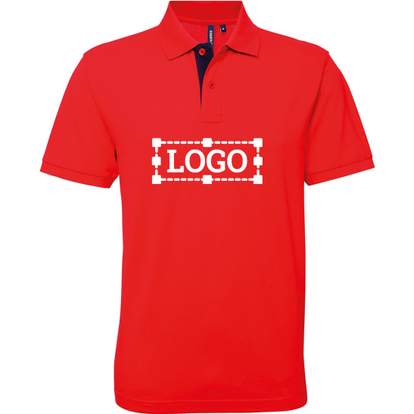 Image produit Polo contrasté coupe classique homme