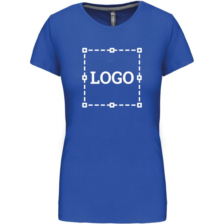 T-shirt col rond manches courtes femme