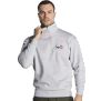 Half zip sweat shirt
