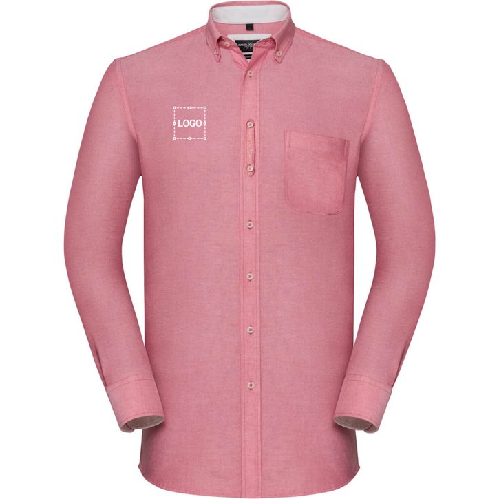 Image produit Men’s long sleeve tailored washed oxford