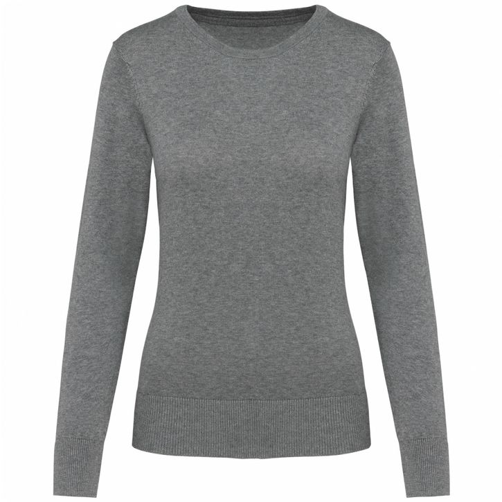 Pull Supima® col rond  femme