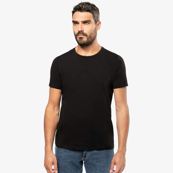 T-shirt col rond manches courtes homme