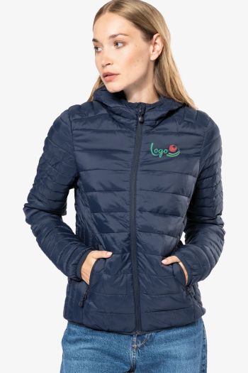 Image produit Doudoune légère à capuche pour femme