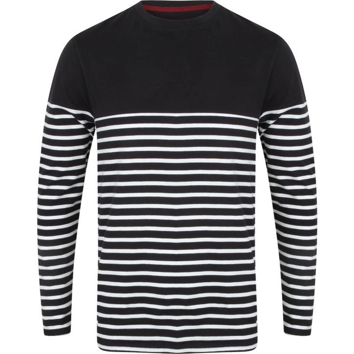 Image produit Long sleeved Breton striped T